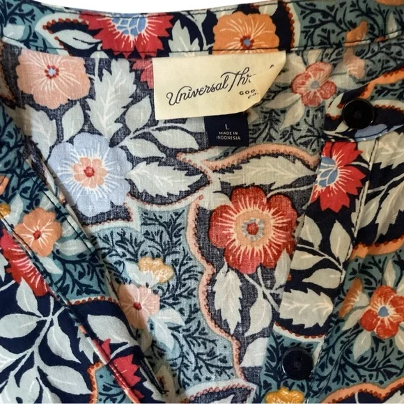 Universal Thread Floral Prairie Multicolor Maxi Dress - Picture 8 of 8